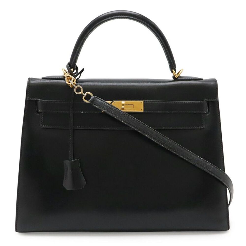 Hermes Kelly32 Box Calf Handbag